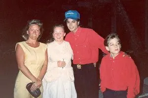 benefits of facing your fears Middle Class Dad a family posing with Michael Jackson