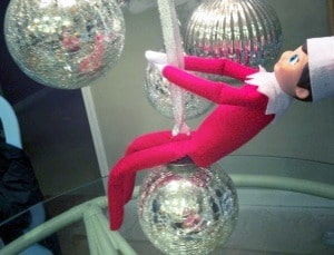 elf on the shelf mischievous ideas Middle Class Dad Elf on the Shelf riding a wrecking ball like Miley Cyrus