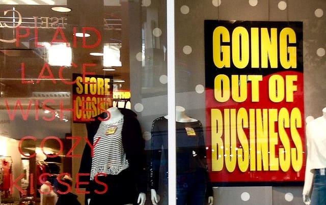 micromanagement examples Middle Class Dad store closing going out of business sign in the window