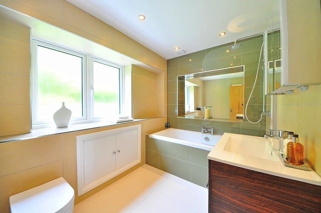 bathroom renovation costs middle class dad orange and green modern bathroom