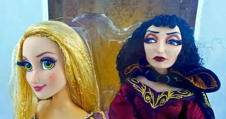 characteristics of a narcissistic mother Rapunzel and Mother Gothel dolls Middle Class Dad