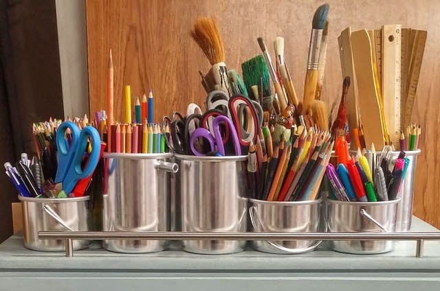 charter schools vs public schools statistics tin cups holding school supplies - scissors, pencils, brushes and markers Middle Class Dad