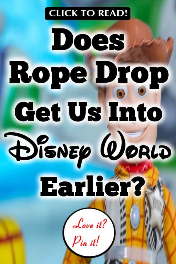 Rope Drop at Disney World Strategies, Times & 2021 Updates