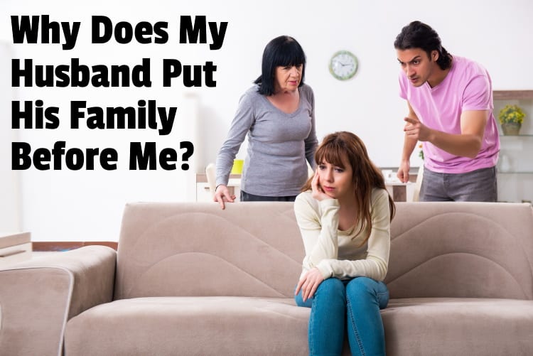 The young family and mother-in-law in family issues concept