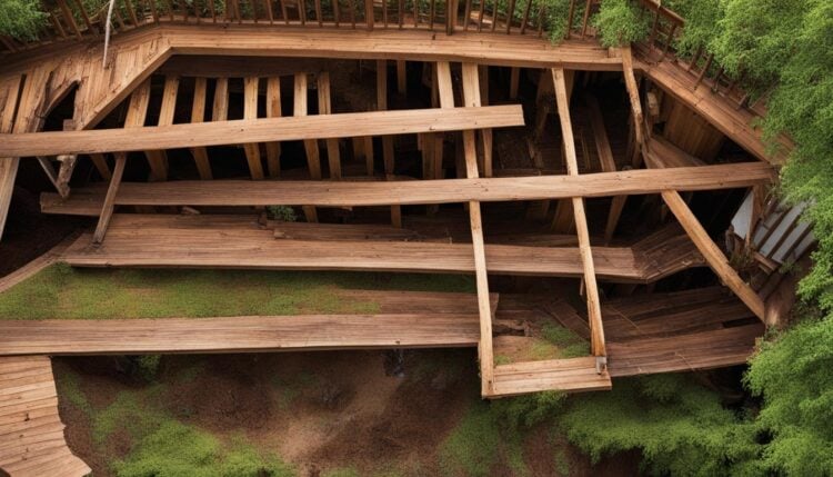 termite damage wooden decks