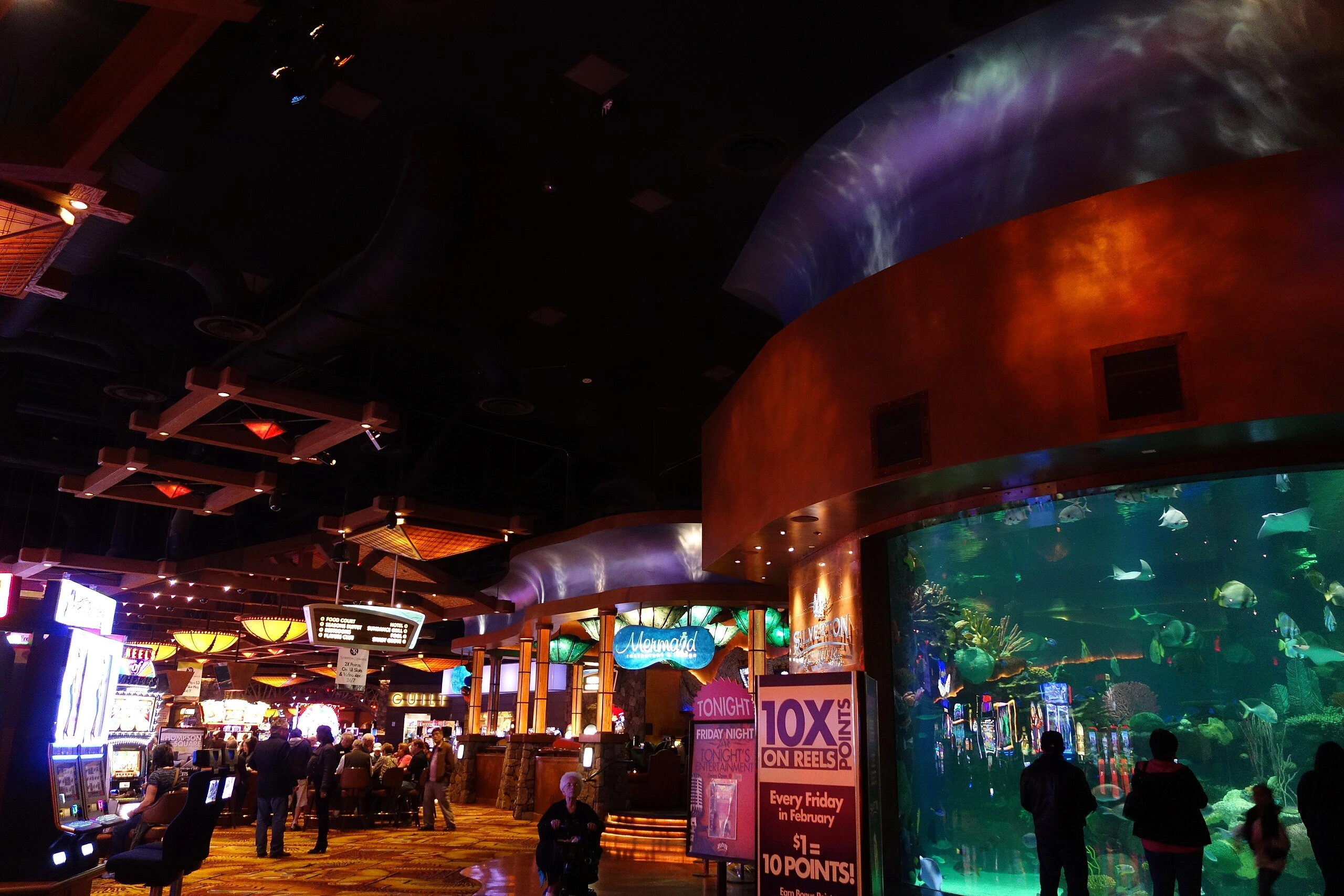 Silverton casino and aquarium in Las Vegas