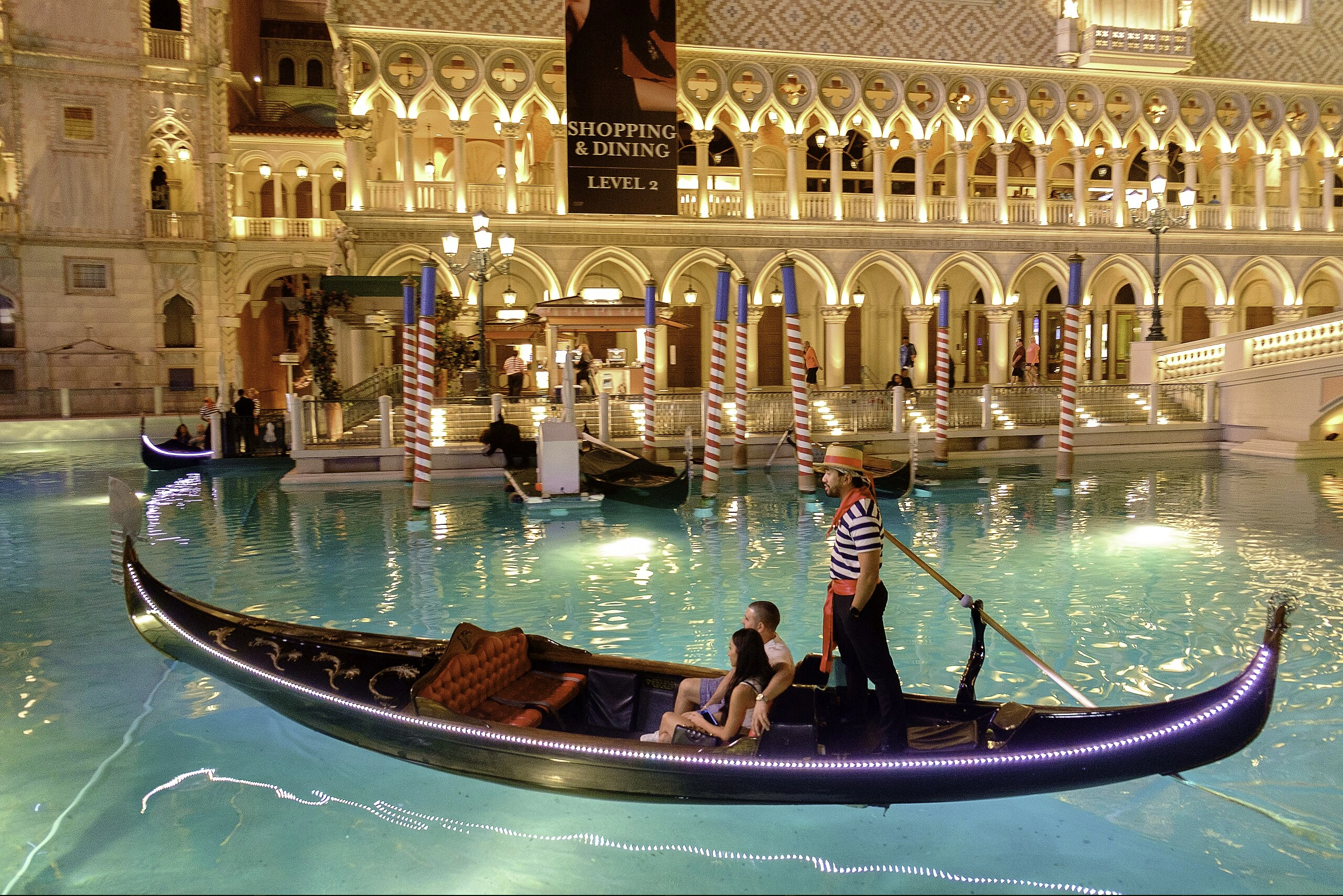 The Venetian Gondola rides
